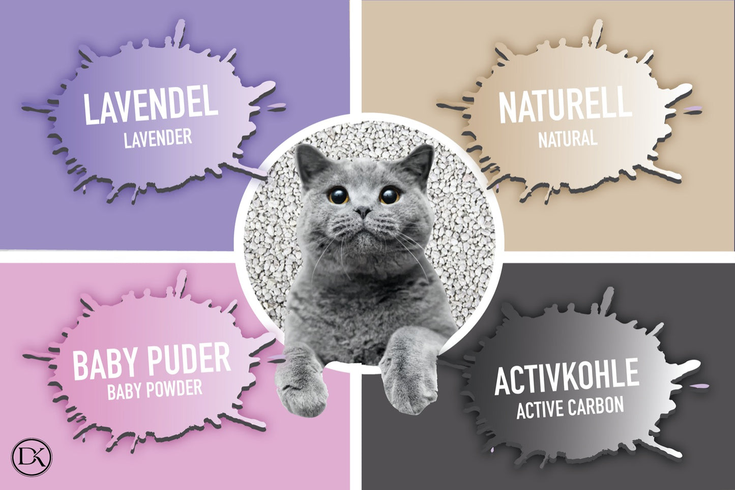 BentoKitty Katzenstreu klumpend Babypuder-Duft