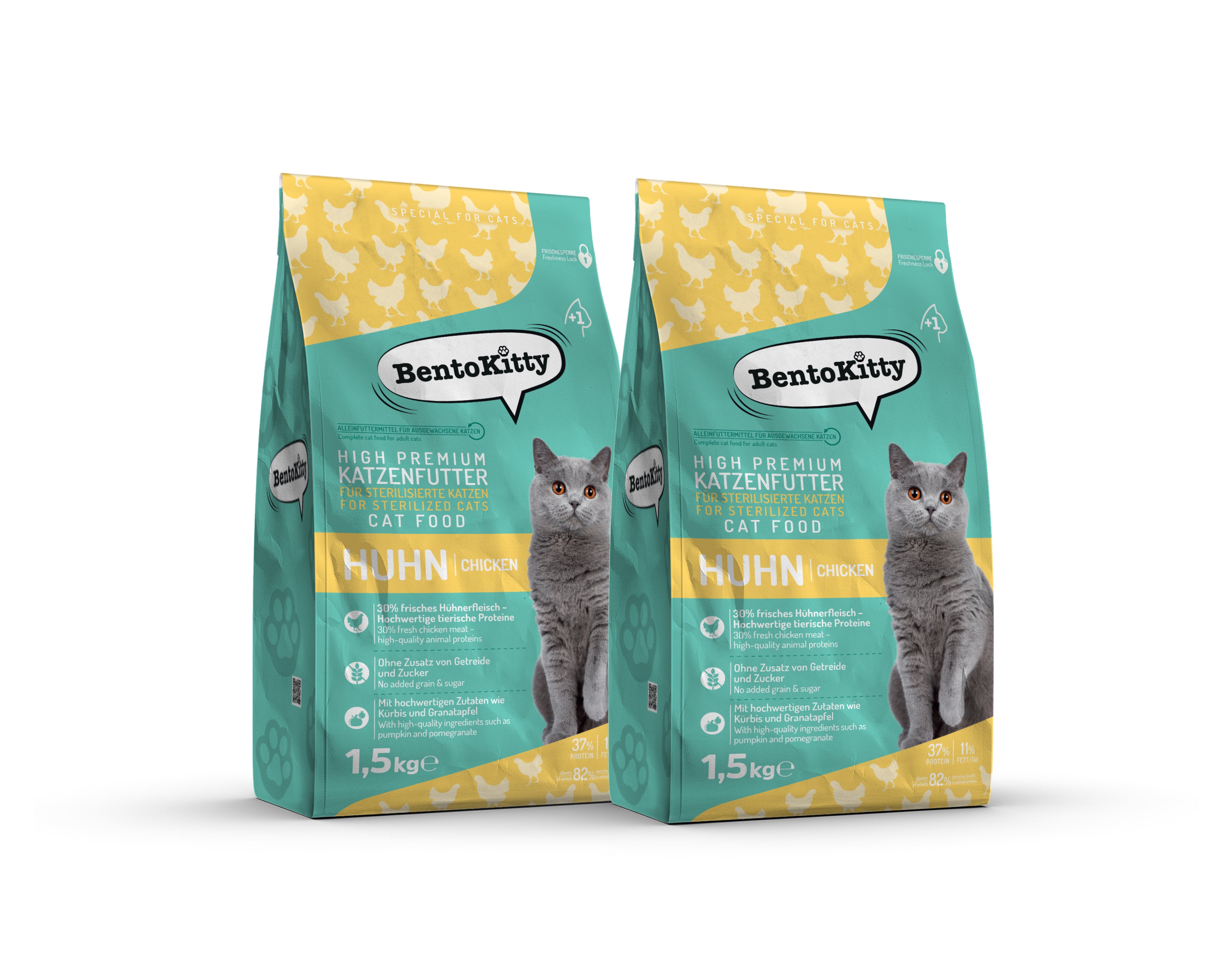 Katzentrockenfutter Huhn für sterilisierte Katzen