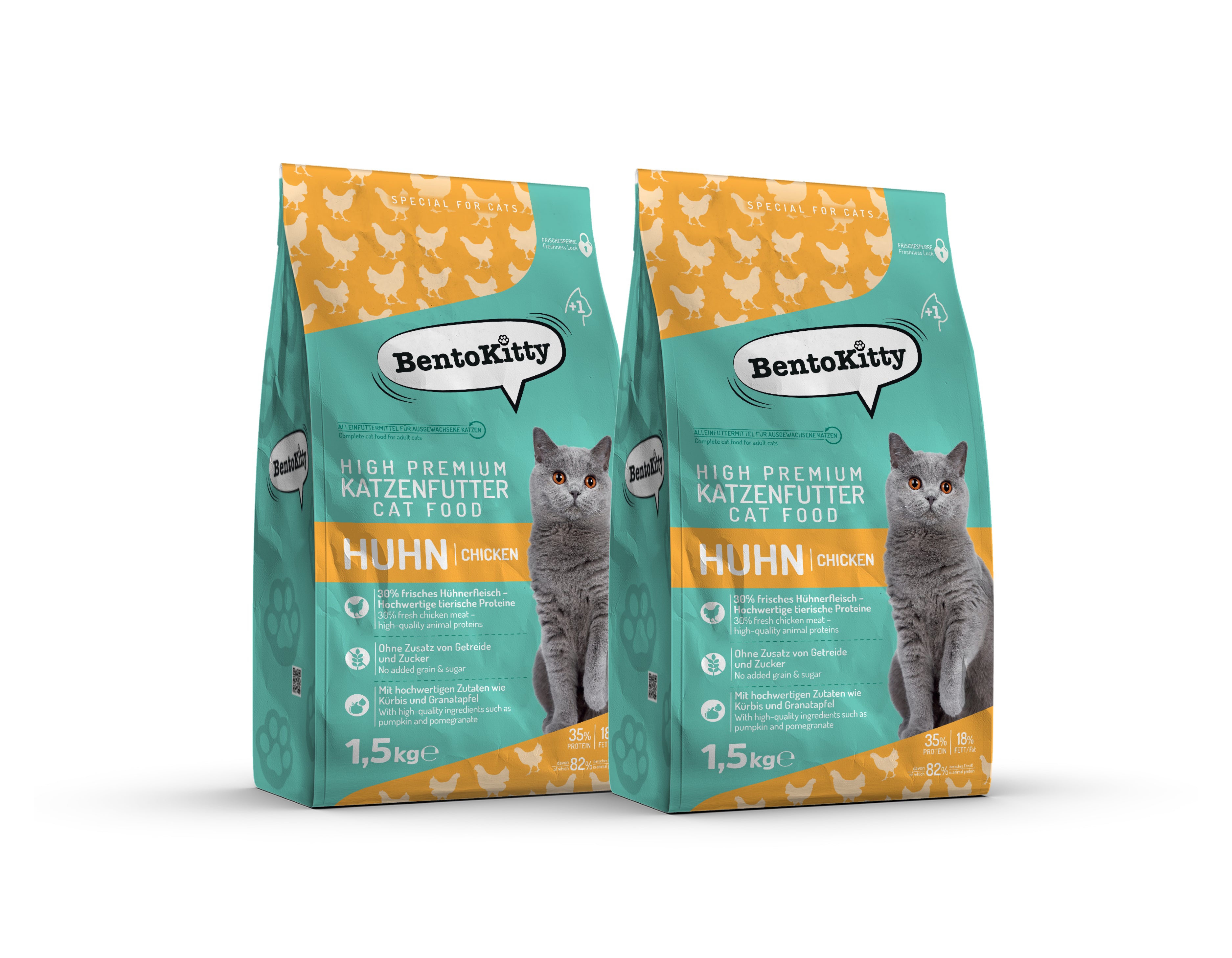 Katzentrockenfutter Huhn