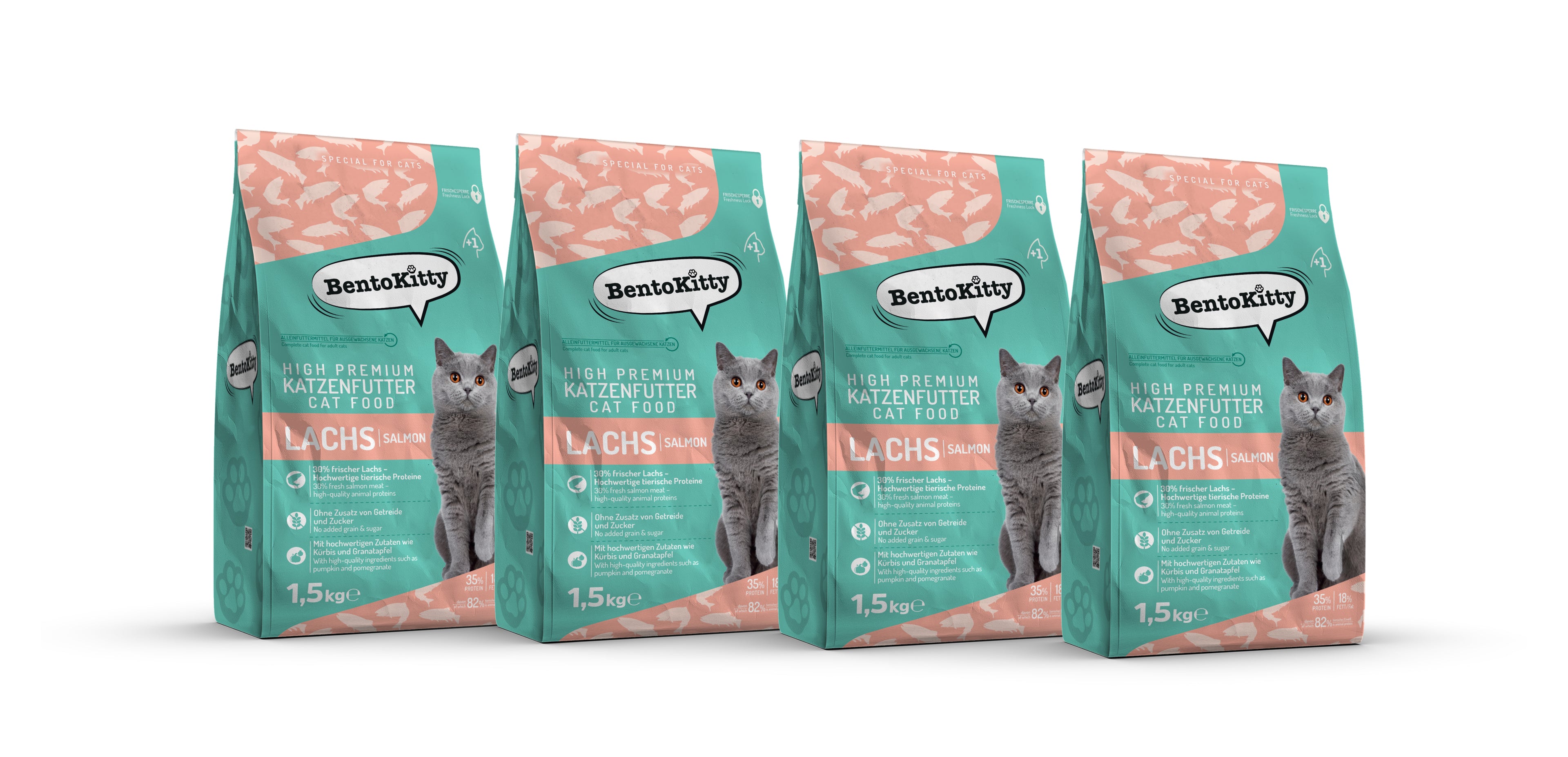 Katzentrockenfutter Lachs