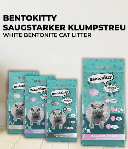 BentoKitty Katzenstreu klumpend Babypuder-Duft