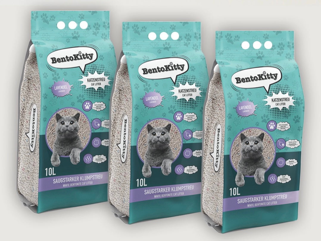 BentoKitty Katzenstreu klumpend Lavendel-Duft