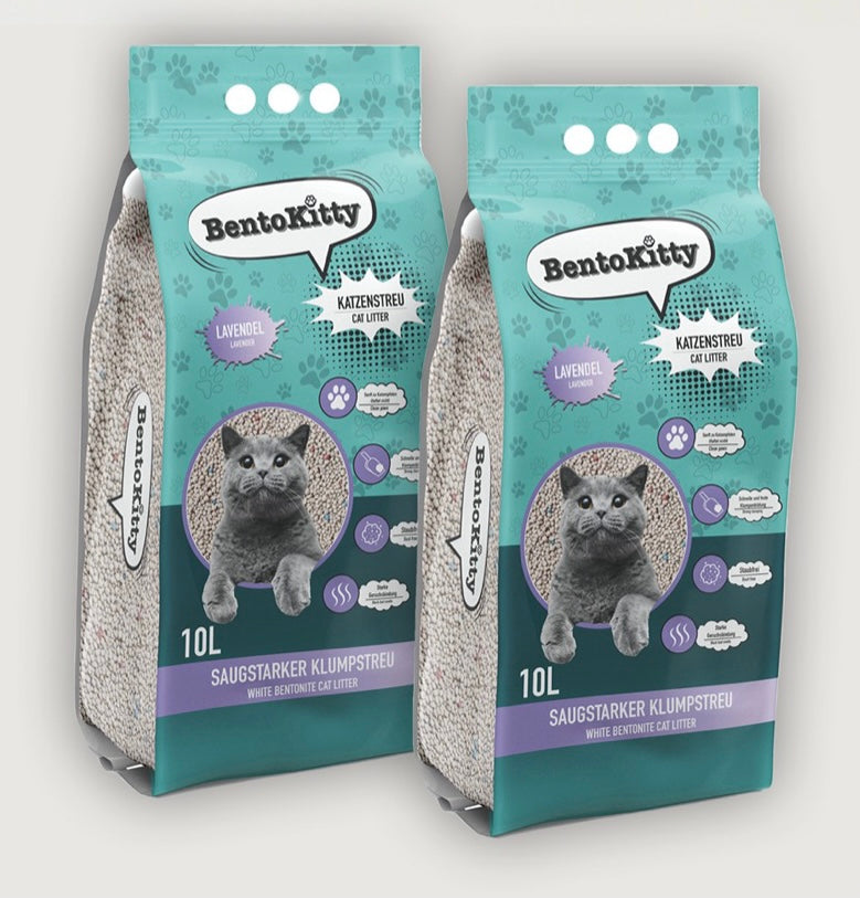 BentoKitty Katzenstreu klumpend Lavendel-Duft