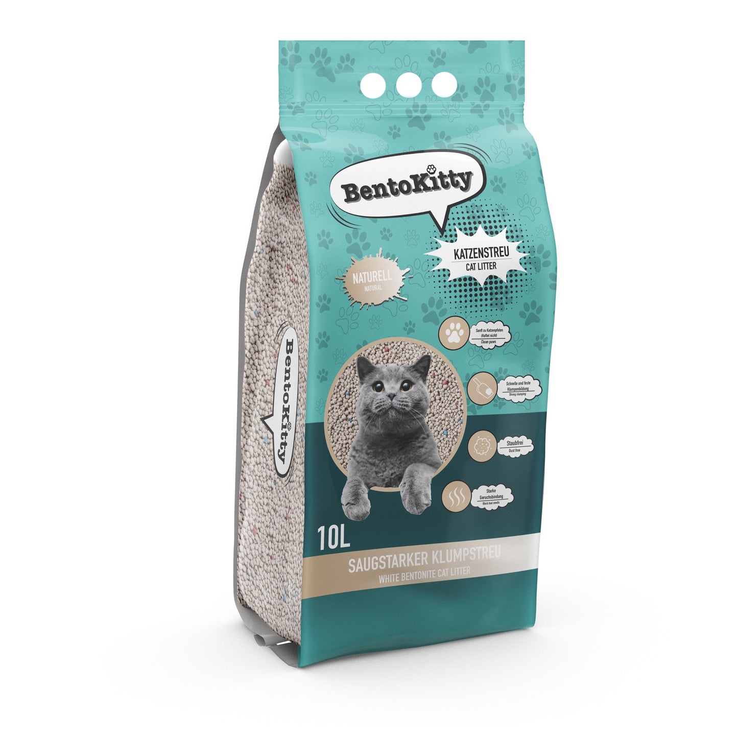 BentoKitty Katzenstreu klumpend Naturell