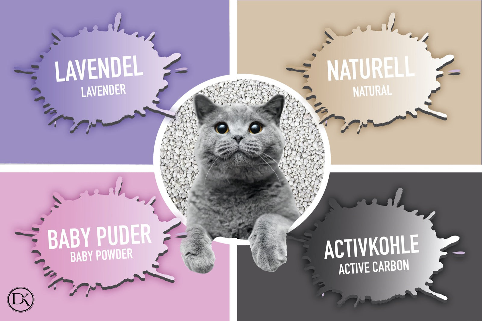 BentoKitty Katzenstreu klumpend Lavendel-Duft