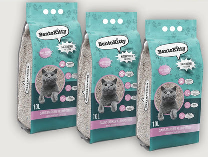 BentoKitty Katzenstreu klumpend Babypuder-Duft
