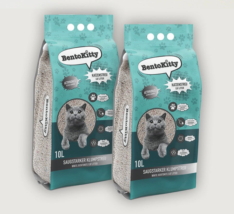 BentoKitty Katzenstreu klumpend Aktivkohle