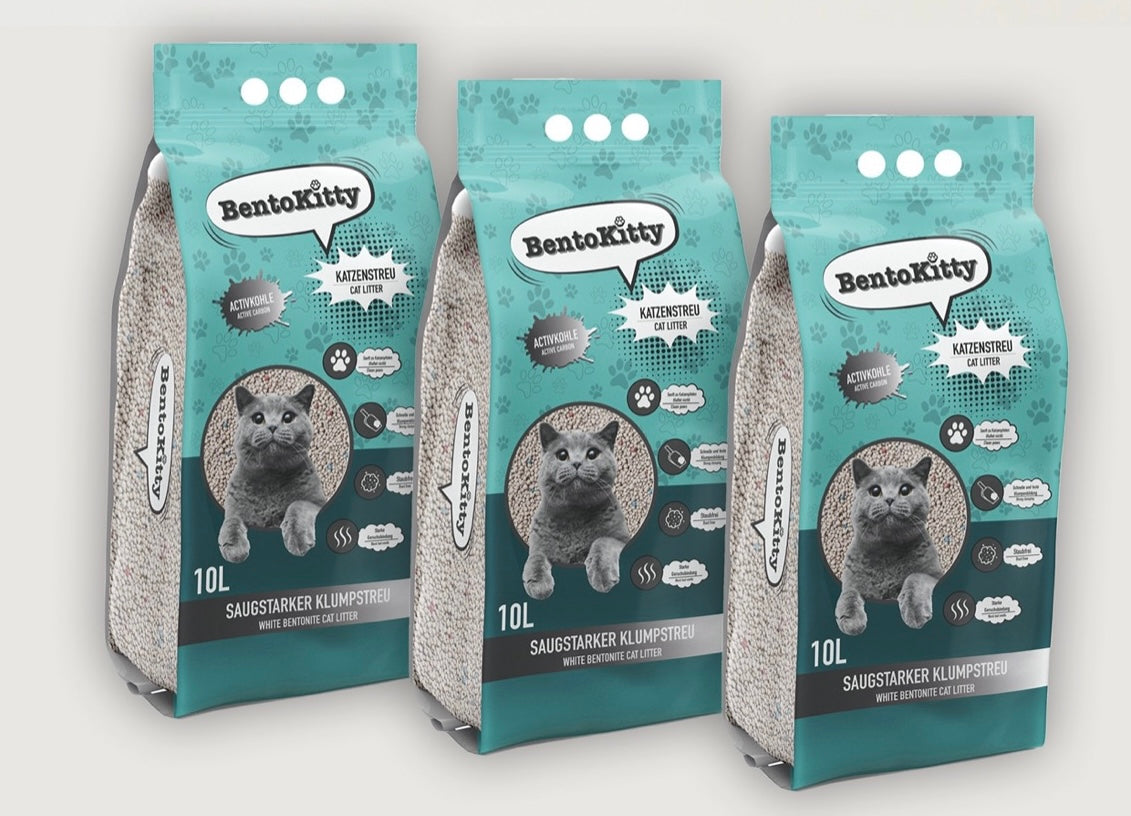 BentoKitty Katzenstreu klumpend Aktivkohle